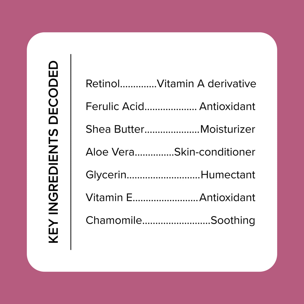 Retinol + Ferulic Acid Body Cream