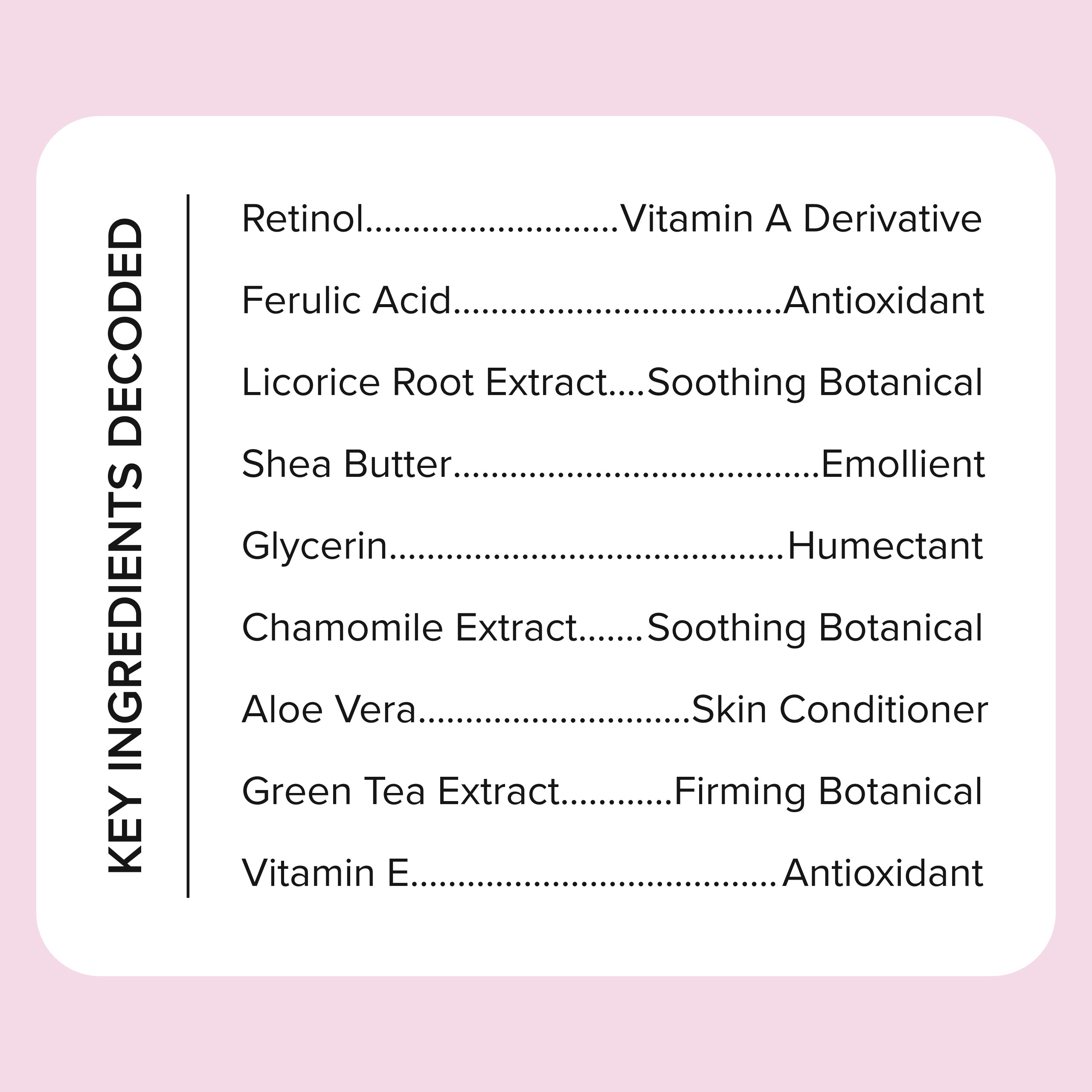 Retinol + Ferulic Acid - No Added Fragrance