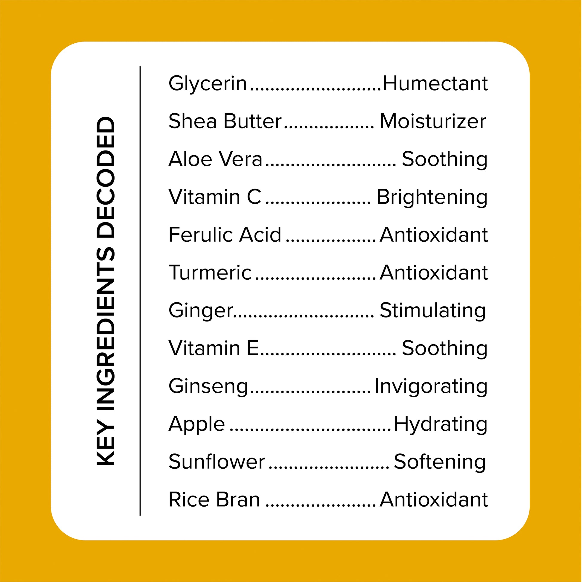 Vitamin C + Turmeric Brightening Moisturizer Body Cream